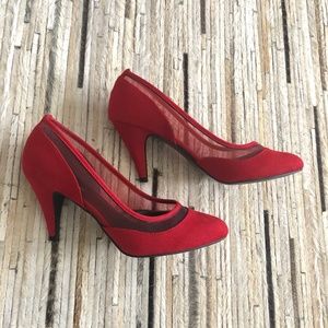 Spring Red Pumps